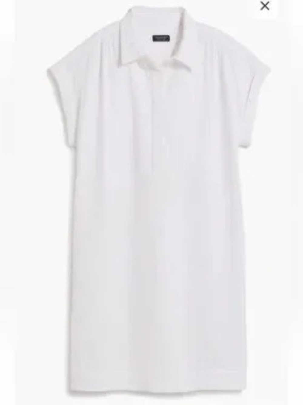 Vineyard Vines Margo White Cotton Shift Dress - Size Small